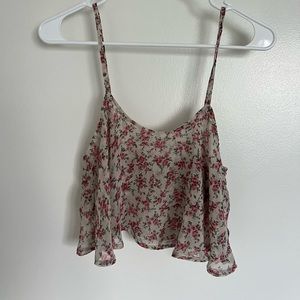 Floral crop top